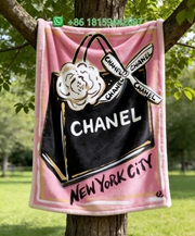 Chanel Throw Blankets